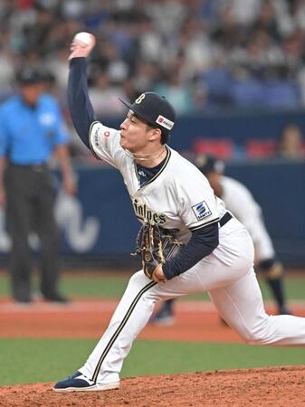 　好リリーフでサヨナラ勝利を呼び込んだ吉田（撮影・石井剣太郎）