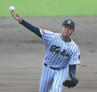 　力投する東海大菅生・宮本恭佑（撮影・金田祐二）