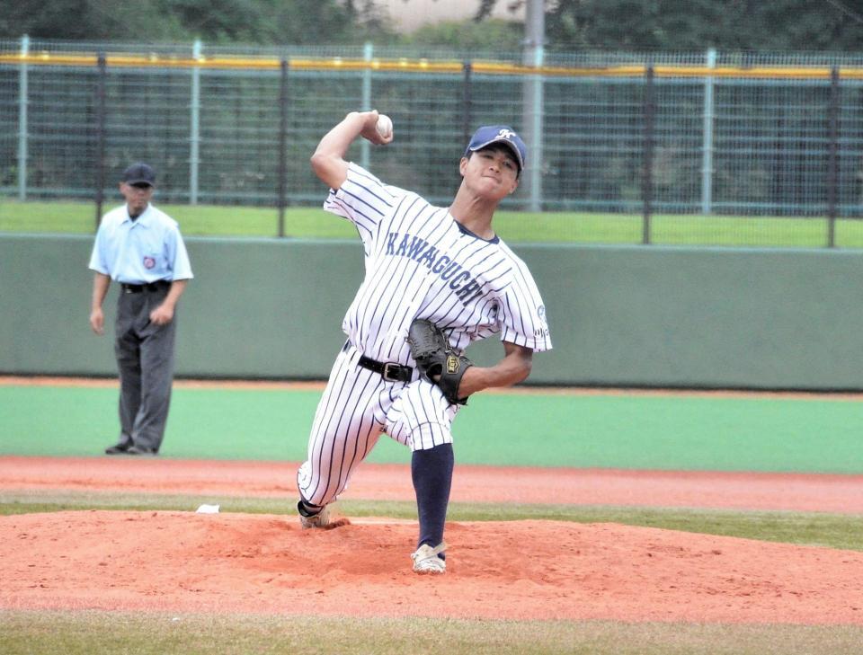 　試合を締めた川口市立・宇田川