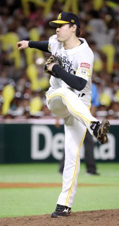 ソ４-１ロ（１６日）　有原、７回１失点で９勝目