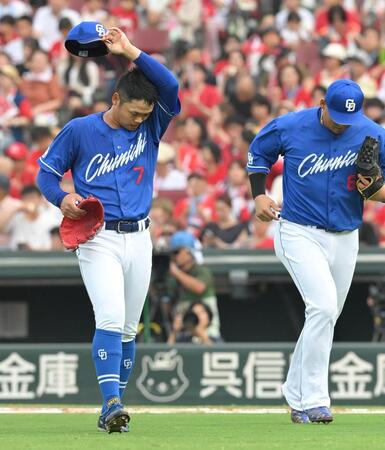 今季初先発の中日・根尾昂投手、初回にいきなり５失点　先頭にストレート四球、４連打で大量失点