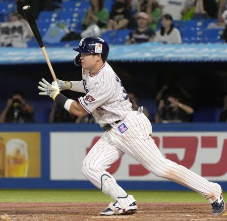 ヤ５-４神（６日）　村上がサヨナラ打