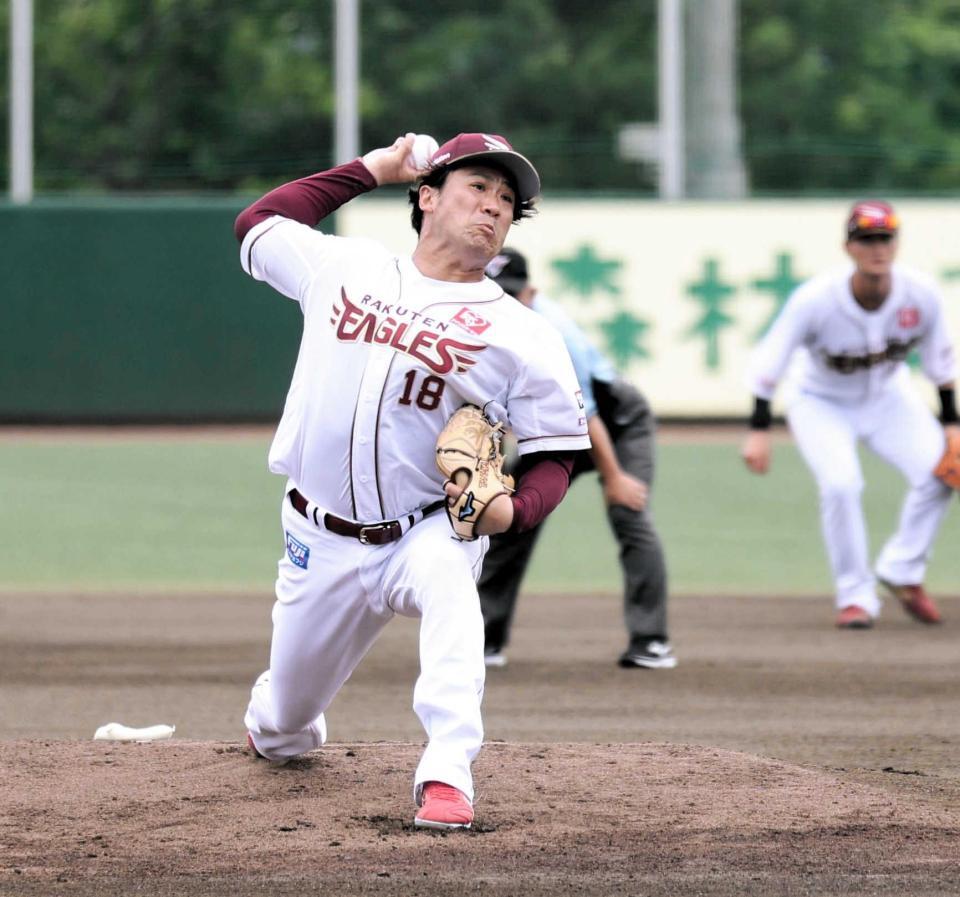 　３月以来の実戦復帰となった田中将