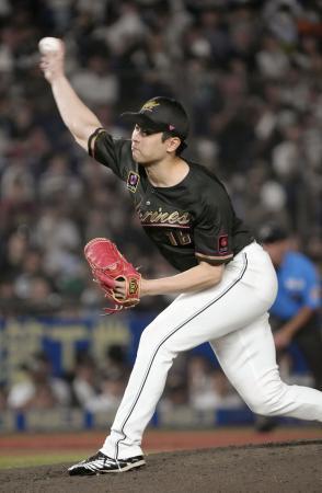 　１失点完投で７勝目を挙げたロッテ・種市＝ＺＯＺＯマリン