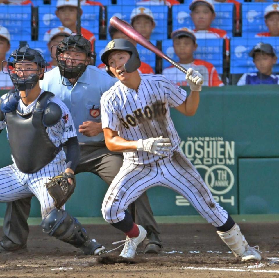 鳥取城北・東野“漢の痛み”乗り越え「最高」右前打 昨年6月紅白戦で