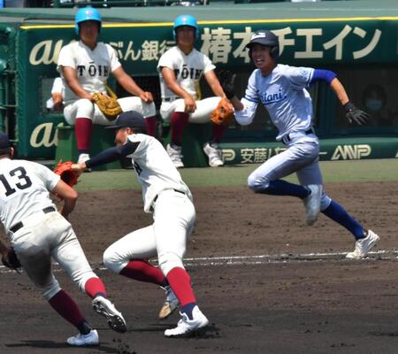 小松大谷　大阪桐蔭を完封した西川が見せた礼儀　防具装着できず微妙な間→打席付近で相手ベンチに一礼