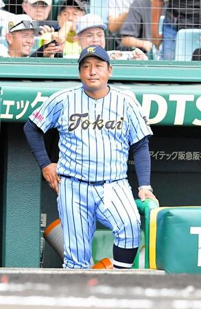 　チームを勝利に導いた東海大相模・原俊介監督（撮影・今井雅貴）