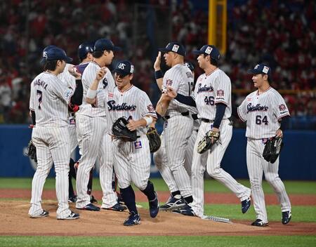 ヤクルト　積極策で快勝、５位タイ浮上　高津監督が打撃コーチに賛辞「いい指示を出した」