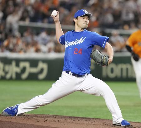 巨２-８中（２３日）　福谷が今季初勝利