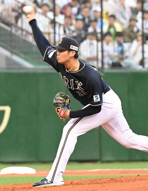 オリックス・山下舜平大が自己最速161キロをマーク オリックス・山下舜平大が自己最速161キロをマーク