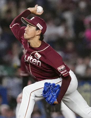 ロ１-４楽（７日）　岸が２カ月ぶり４勝目