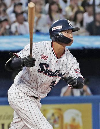 ヤ５-３神（８日）　沢井がプロ初本塁打