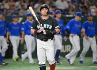 　９回、浅野が空振り三振に倒れ、試合終了となる