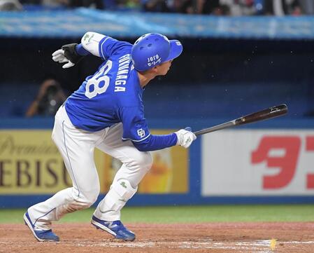 中日が５位浮上　１３安打７得点　福永が２戦連発含む３安打２打点