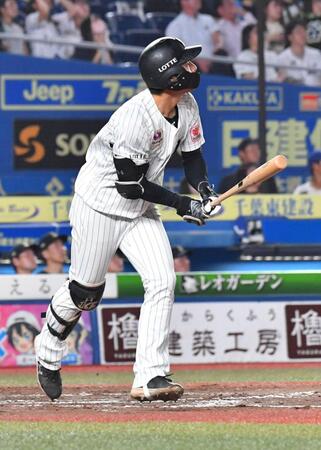 ロッテが１点返す　藤原が犠飛　３走中村の走路やや内側もコリジョン該当せず、オリックスリクエスト失敗