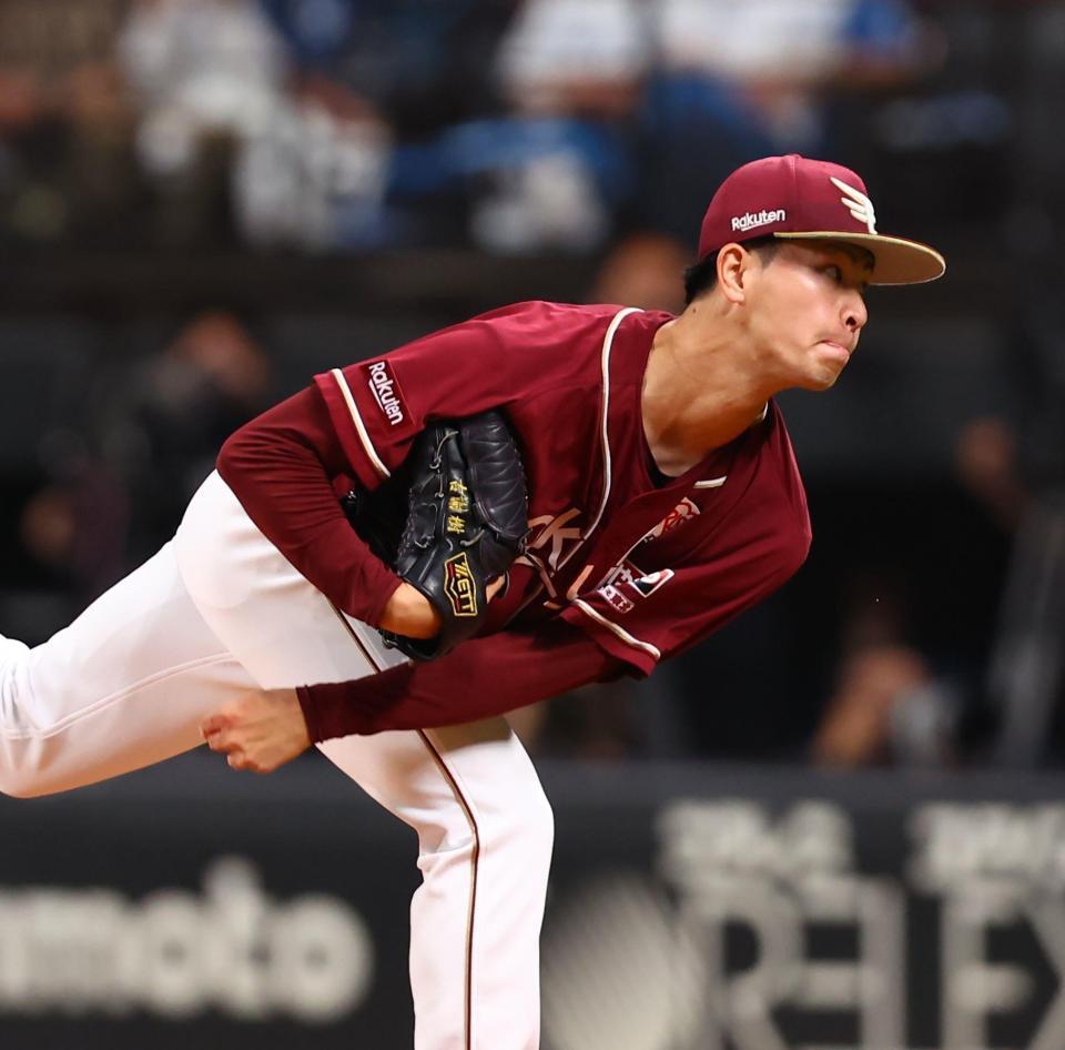 　先発の古謝（撮影・中島達哉）