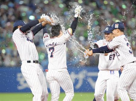 ヤクルト・長岡サヨナラ打で５連勝　マルチで１５９安打、阪神・近本抜いてリーグトップ