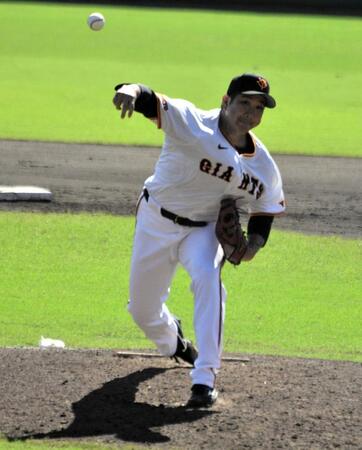 　オリックス戦に登板した菅野