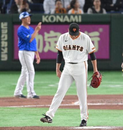 巨人・菅野が７回２失点で無念の降板　痛恨の失投でオースティンに勝ち越し弾を許す