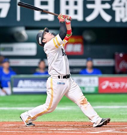 【写真】佐野のファウルがソフトバンクベンチを襲う　しゃがんで隠れる小久保監督