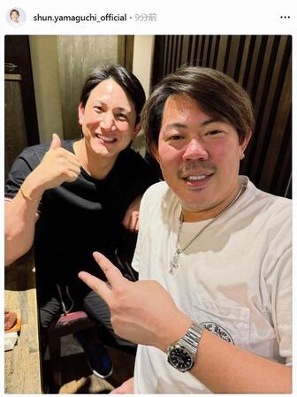 　山口俊氏のインスタグラム（ｓｈｕｎ．ｙａｍａｇｕｃｈｉ＿ｏｆｆｉｃｉａｌ）より