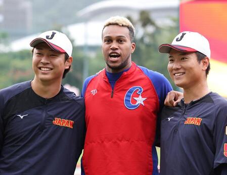 【写真】侍Ｊ・高橋宏と再会にライデル・マルティネスがめちゃくちゃ嬉しそう！