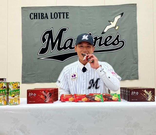 指名直後に入団保留も…ロッテ6位・立松が仮契約「大好きな球団という