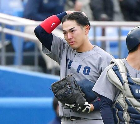 　野球をやめる決心をした慶大・清原