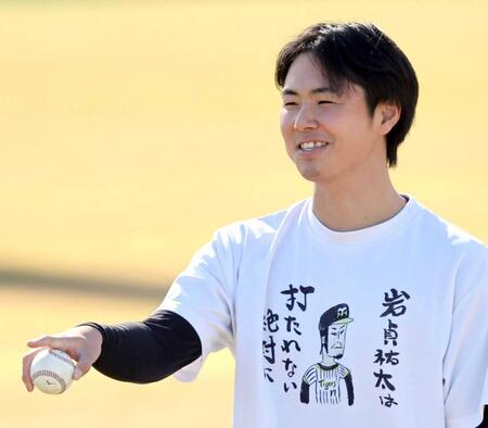 　前日まで鳴尾浜で練習を続けていた浜地＝８日