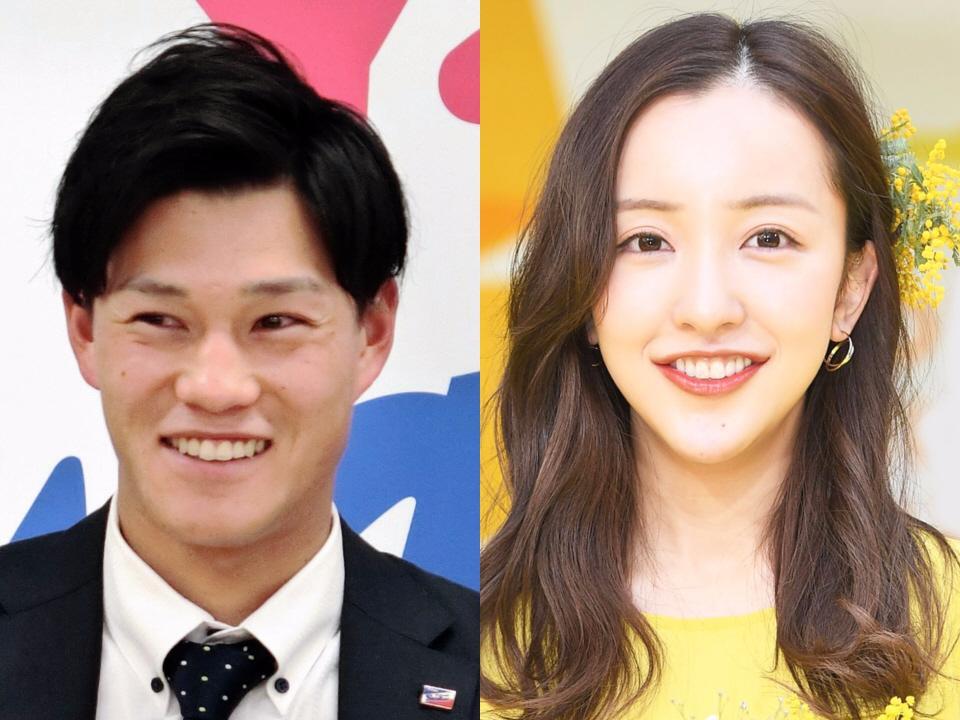 　ヤクルト・高橋奎二、板野友美夫妻