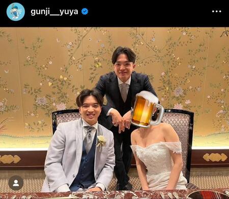 　郡司裕也インスタグラム（ｇｕｎｊｉ＿＿ｙｕｙａ）より