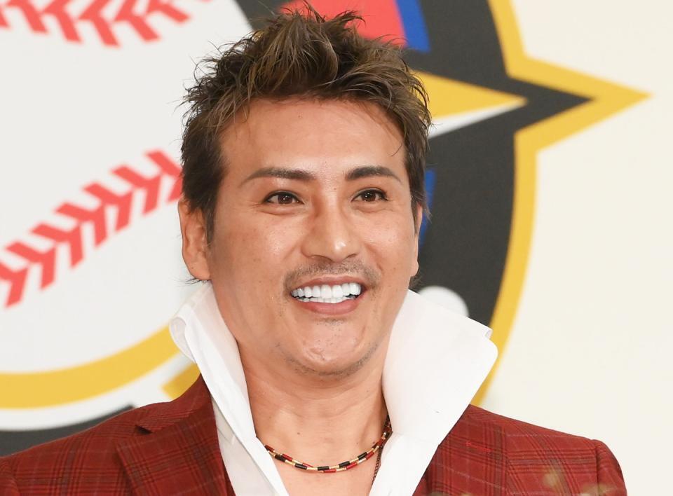 就任会見時の新庄監督＝２１年１１月撮影