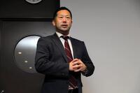 　球団事務所で行われた監督コーチ会議に出席した三木監督（代表撮影）