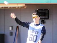 　キャンプ１軍スタートが決まったドラフト３位・荒巻