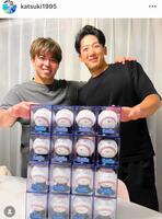 ２３年１０月の東克樹のインスタグラム＠ｋａｔｓｕｋｉ１９９５より