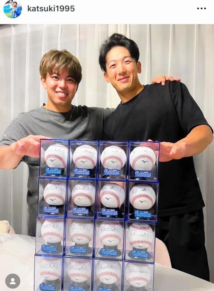 ２３年１０月の東克樹のインスタグラム＠ｋａｔｓｕｋｉ１９９５より