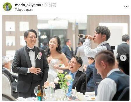 　秋山真凜のインスタグラム（ｍａｒｉｎ＿ａｋｉｙａｍａ）より