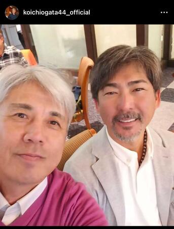 　緒方耕一氏インスタグラム（ｋｏｉｃｈｉｏｇａｔａ４４＿ｏｆｆｉｃｉａｌ）より