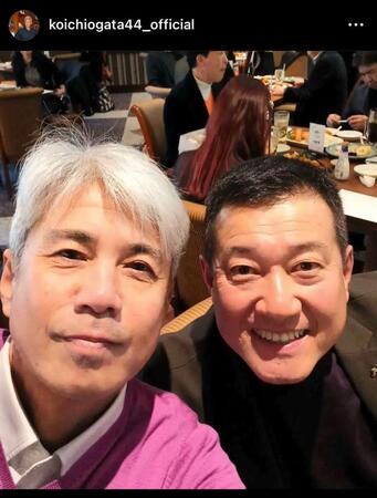 　緒方耕一氏インスタグラム（ｋｏｉｃｈｉｏｇａｔａ４４＿ｏｆｆｉｃｉａｌ）より