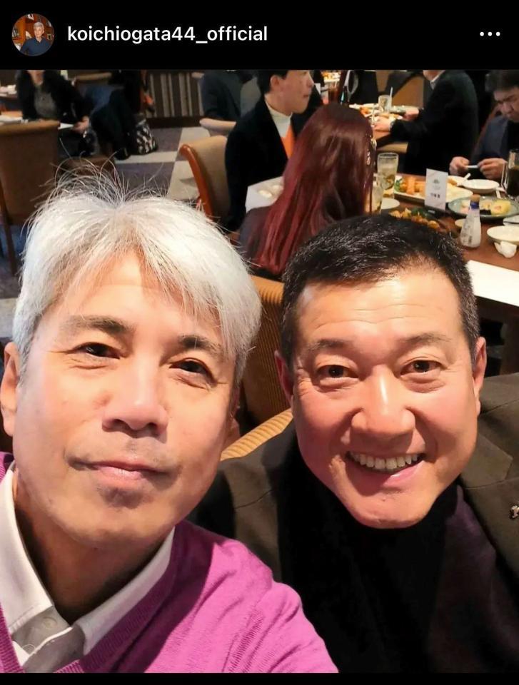 　緒方耕一氏インスタグラム（ｋｏｉｃｈｉｏｇａｔａ４４＿ｏｆｆｉｃｉａｌ）より