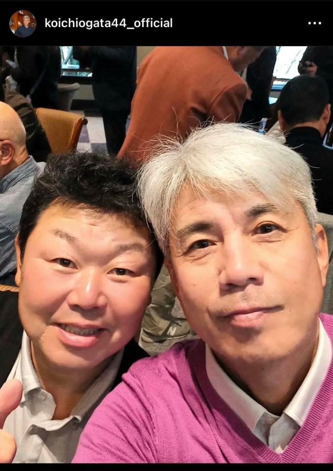 　緒方耕一氏インスタグラム（ｋｏｉｃｈｉｏｇａｔａ４４＿ｏｆｆｉｃｉａｌ）より