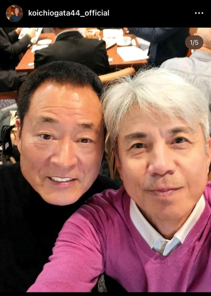 　緒方耕一氏インスタグラム（ｋｏｉｃｈｉｏｇａｔａ４４＿ｏｆｆｉｃｉａｌ）より