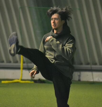 アップをする上沢