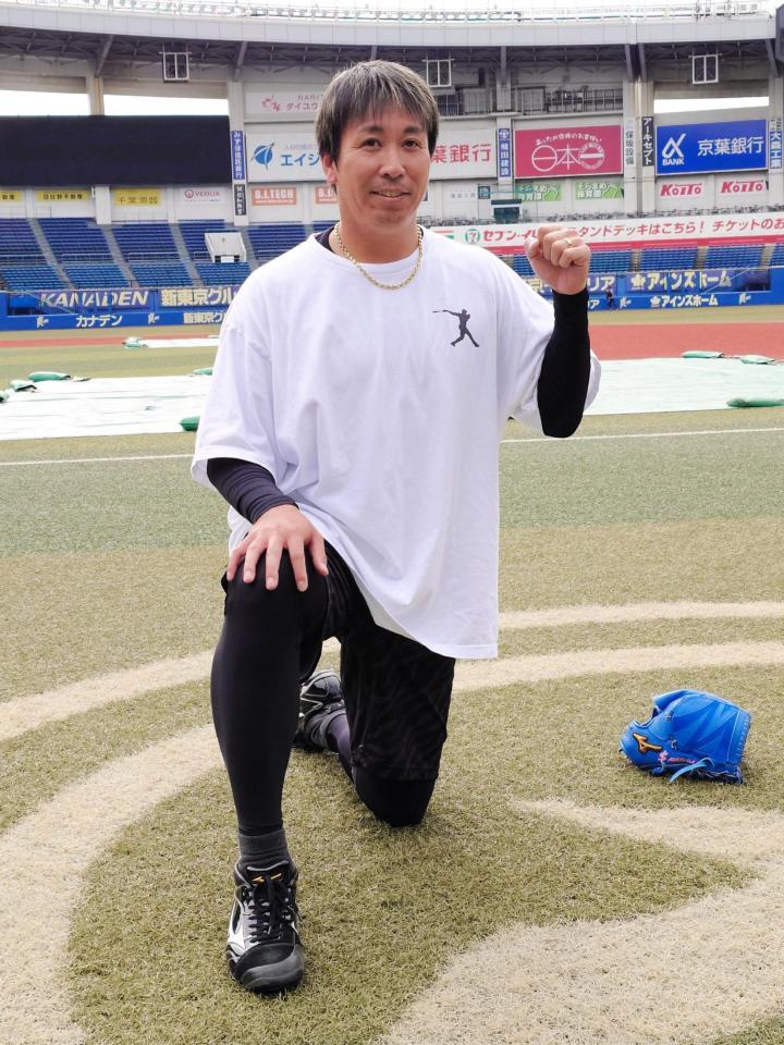 　自主トレを公開した益田は新球習得に意欲