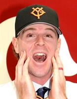 　ひげをそり落とし、さっぱりとしたキャベッジ（撮影・佐藤厚）