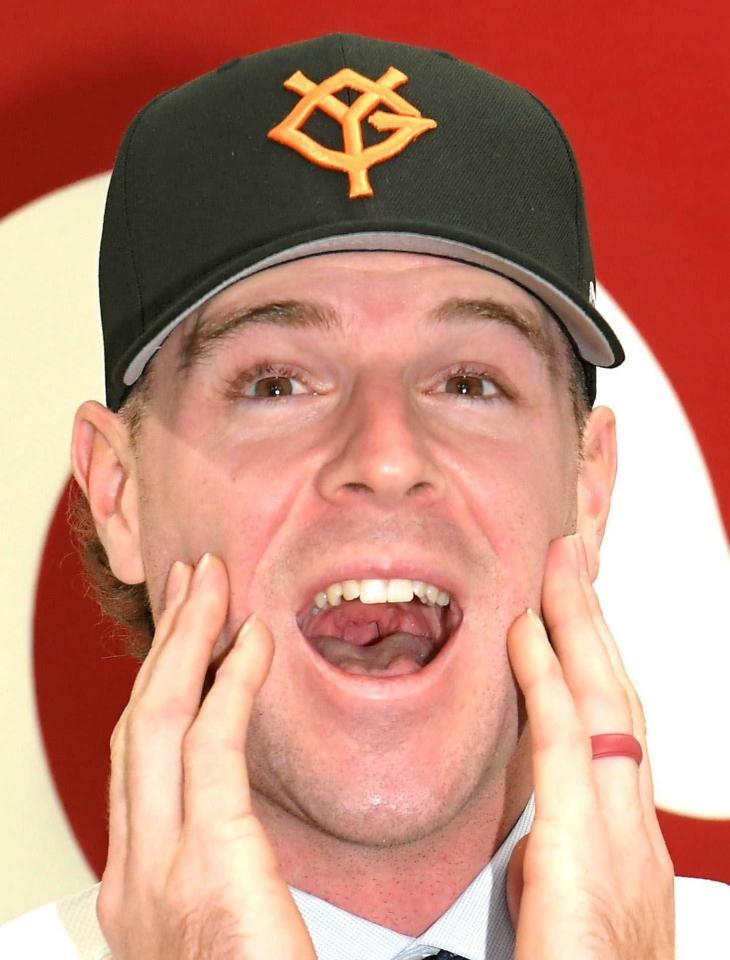 　ひげをそり落とし、さっぱりとしたキャベッジ（撮影・佐藤厚）