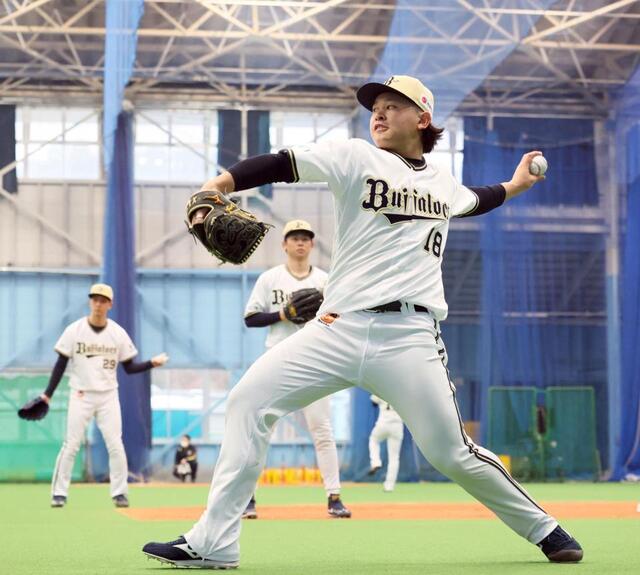 オリックス 宮城大弥 18 ホーム ハイクオリティユニホーム
