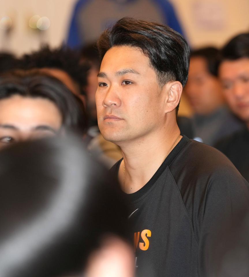 　全体ミーティングに参加した田中将