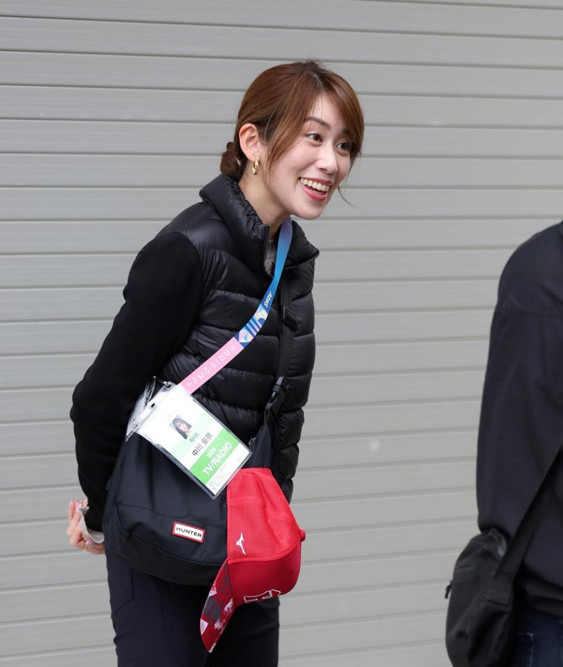 　ＮＨＫ・中川安奈アナウンサー（撮影・中田匡峻）