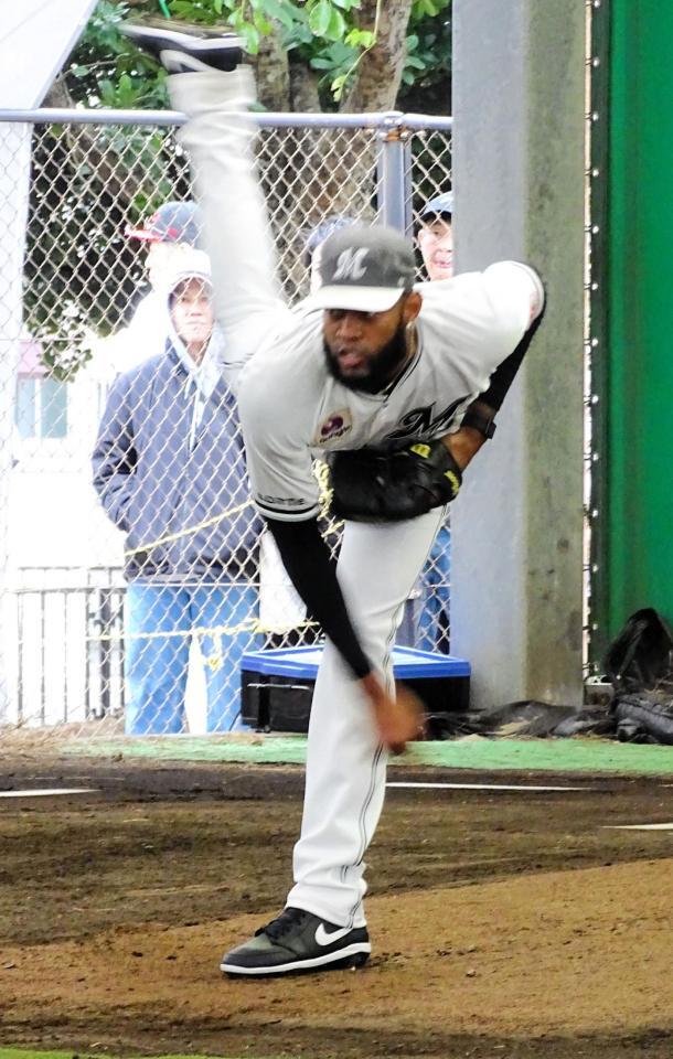 　ブルペン入りしたゲレーロ